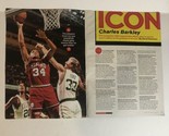 Charles Barkley Magazine Article Vintage Icon - $6.92