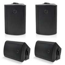 Outdoor Speakers Wired Waterproof, 4 Inches 2-Way 400W Wall Mounted Speakers Wit - $215.99