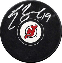 Travis Zajac signed New Jersey Devils Hockey Puck #19- Leaf Authentic Hologram - $33.95