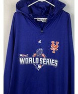 Majestic Hoodie 2015 World Series New York Mets Pullover Majestic MLB Me... - £31.44 GBP
