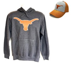 Texas Longhorns NCAA Majestic Hoodie + Hat Cap Combo Gift Set Adult Men&#39;... - $59.99