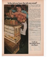 US Air Force Recruiting Printed Magazine Advertisement 1975 - €6,63 EUR
