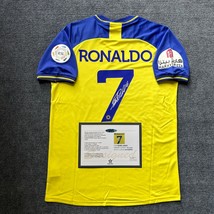 22/23 Cristiano Ronaldo Signed Al Nassr Home Signature Shirt/Jersey + CO... - £107.91 GBP+