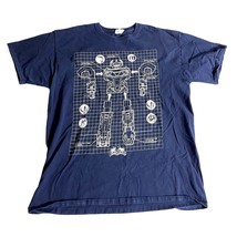 Power Rangers Shirt Mighty Morphin  Tee Mens Blue  Fruit of the Loom Size XL - £6.12 GBP