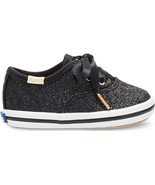 Kate Spade x Keds K-Champ Glitter Sneakers Black ( 0 - 3 M )  - $1,357.89 MXN