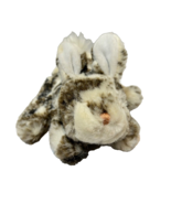 Vintage Walmart Plush Spotted Cottontail Bunny Rabbit Full Body Hand Pup... - $16.56