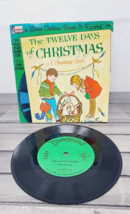 Disneyland Twelve Days of Christmas Read Along Book and Record 1963 #254... - $7.15