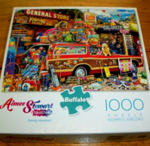 Jigsaw Puzzle 1000 Pcs Family Vacation Station Wagon Aimee Stewart Art Complete - £10.35 GBP