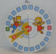 2009 Screenlife The Simpsons Scene it DVD Board Game Replacement Game Board - $4.90