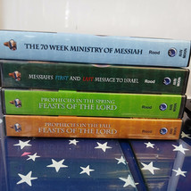 4 VOL. SET BY MICHAEL ROOD/THE 70 WEEK MINISTRY, MESSIAH&#39;S FIRST AND LAS... - $148.50