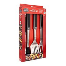 Grilling Accessories BBQ Grill Tools Set, 4 Pieces Stainless Steel Grill... - $38.79