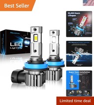 IP67 Waterproof Cool White Fog Light Bulbs - Mini Size, Easy Install, Pa... - $39.00