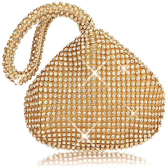 Women&#39;s Vintage Evening Bags Clutches Bling Beaded Wedding Party Gowns Formal Pr - £54.14 GBP