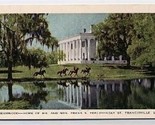 Greenwood  The Percy Home  Postcard St Francisville Louisiana - £9.34 GBP