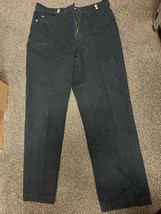 St John Sports by Marie Gray Size 8 Black Jeans, 40 inches Long and 15 i... - $74.25