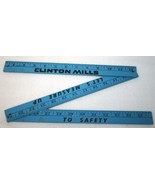 Vintage CLINTON MILLS South Carolina Folding Ruler Yard Stick Cotton Tex... - $453.17 MXN