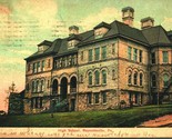 Alto Scuola Costruzione Reynoldsville Pennsylvania Pa 1908 DB Cartolina - $15.31