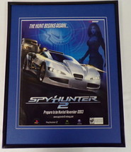 Spy Hunter 2 2003 PS2 XBox Gamecube Framed 11x14 ORIGINAL Vintage Advertisement - £27.24 GBP