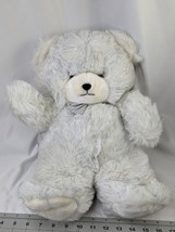 Mighty Star Polar Puff Glitter Bear Plush 16 Inch White 1985 Stuffed Animal - $22.45