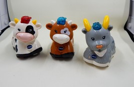 VTech Go Go Smart Wheels Cows Goat Farm Animal Lights Sound Music Lot of 3 - $26.99