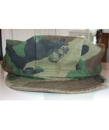 MARINE CORP USMC WOODLAND BDU UTILITY CAP COVER HAT 8 POINT EGA XS TYPE 1 - $29.30