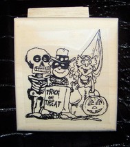 Skeleton, Cowboy, Princess Trick or Treaters Kids in Costume Halloween Rubber St - £7.02 GBP