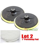 NEW 2PC 7&quot; POLISHER/BUFFER BONNET &amp; PAD FOR POLISHING/BUFFING - $16.26 CAD