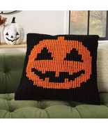 Halloween Throw Pillow with Fill Square Cotton Polyester Blend Zipper Fiber NEW - $49.99