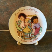 Vintage 1984 Avon Mother’s Day Mini Collectible Plate - Love Comes in All Sizes - £10.27 GBP