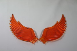 Amber Wings For Flying Goddess Angel Novelty Custom Hood Ornament New - £23.46 GBP