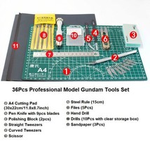 A4 A5 PVC Cutting Mat Self Healing Pad Model Building Tools Set Manual DIY Tool - £10.49 GBP+