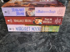Margaret Moore lot of 3 Medieval Historical Romance Paperbacks - £4.80 GBP