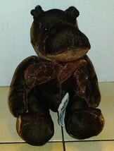 Dakin Hedra Hippo Plush Hippopotamus Chocolate brown  - $19.11