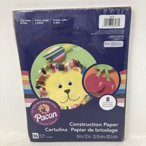Pacon Art Street Construction Paper, Lightweight, 9in X 12in, Assorted Colors... - £6.86 GBP