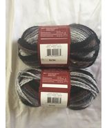 Loops &amp; Threads Charisma  100% Acrylic Yarn "Ashes" #15 Lot2 Skeins #5 B... - $17.81