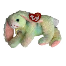 Cottonball Rabbit Retired TY Beanie Baby 2001 PE Pellets Excellent Easter Bunny - £5.33 GBP