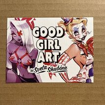 Good Girl Art 4”x3” Booth Print Card Advertisement 2025 SDCC Both Promo ... - €4,26 EUR