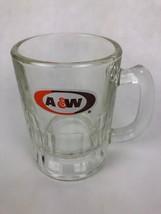 Vintage AW Root Beer Mini Oval Logo A&amp;W Original Authentic 3&quot; Tall Baby Mug - £9.48 GBP