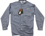 Habit Men&#39;s UPF 40+ Crayfish Creek Long Sleeve River Shirt Small Checker... - $14.84