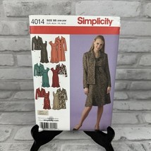 Simplicity 4014 20W-28W Misses/ Womens Unlined Jacket &amp; Dress New Uncut - $187.79 MXN
