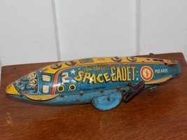 Vintage Marx Tom Corbett Space Cadet Tin Wind Up Rocket Toy - $5,997.40 MXN