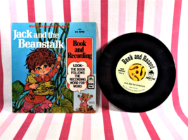 Sweet Vintage Jack and the Beanstalk Book + Audio Vinyl 45rpm Peter Pan Records - £7.85 GBP