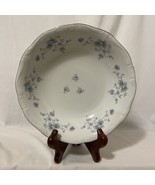 Soup Bowl Johann Haviland Coupe Bowls 7 12&quot; Fine Bavarian China Blue Gar... - $14.84