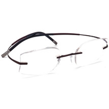 Silhouette Eyeglasses 7581 40 6062 Icon Collection Brown Rimless 45[]19 140 - £157.37 GBP