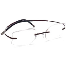 Silhouette Eyeglasses 7581 40 6062 Icon Collection Brown Rimless 45[]19 140 - £156.83 GBP