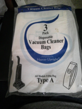 Pack of 3 Vacuum Cleaner Bags for Hoover Upright or All Models Using Typ... - £7.48 GBP