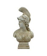 Athena Minerva Greek Roman Goddess Bust Hard Plaster Statue Sculpture 16... - $176.94 CAD