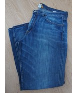 LUCKY BRAND Relaxed Jeans Men 34 x 29 Blue Denim SOFT Distressed Straigh... - $59.94 CAD
