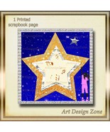Twinkle Twinkle Little Star Scrapbook Page for Little Girls - €10,42 EUR