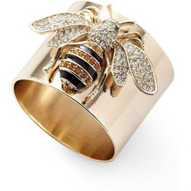 Luxury Gold Color Carved Bee Rings - $20.00